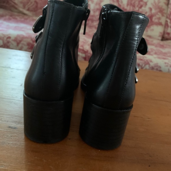 Topshop Leather 4 Strap Boots 36 - Picture 7 of 11